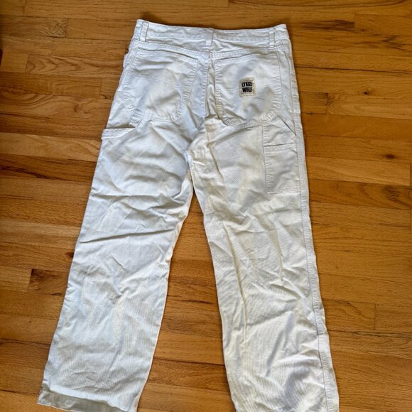 Lykke Wullf Painter Jeans - White - Size 8 - Picture 6 of 9